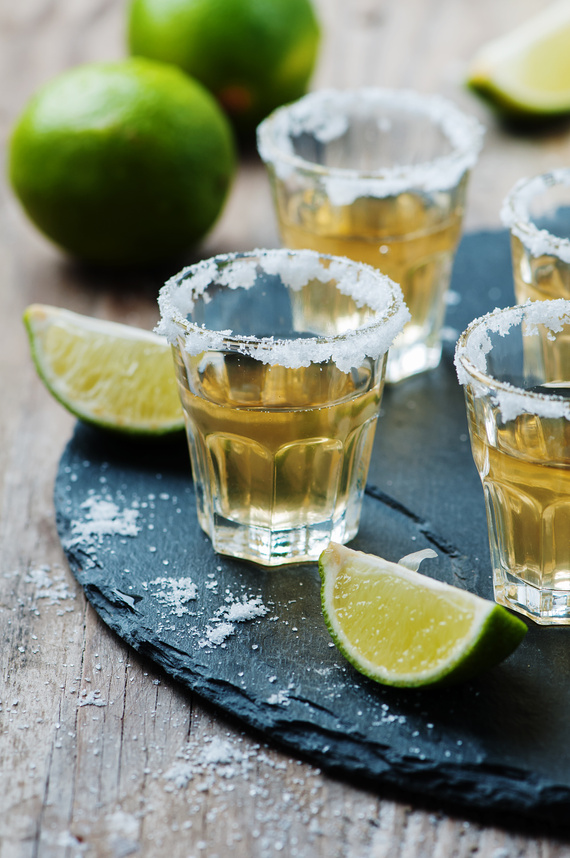 Tequila in a Shot glass